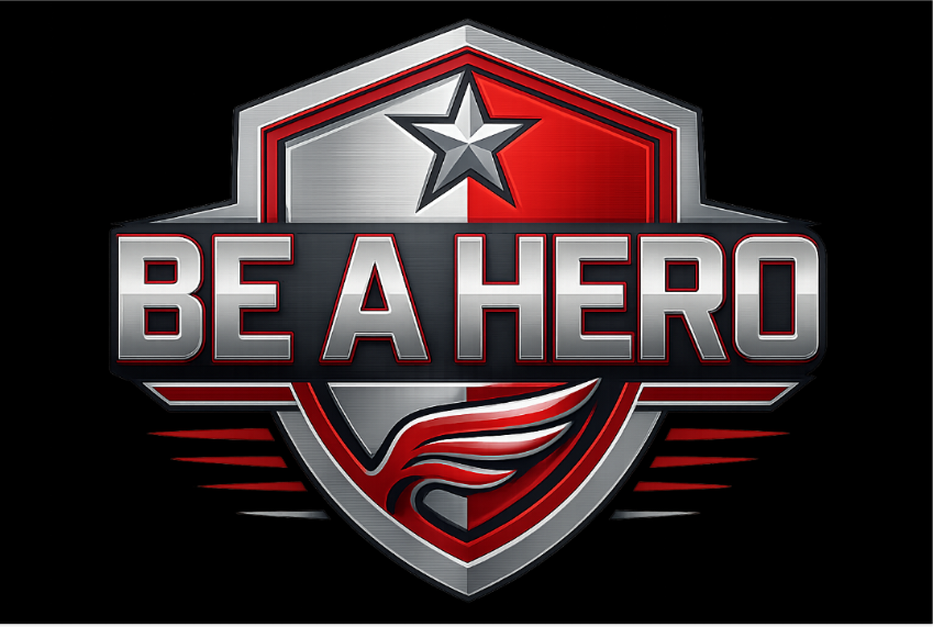 BE A HERO logo